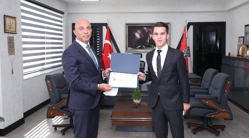 Başarılı emniyet personeli ödüllendirildi