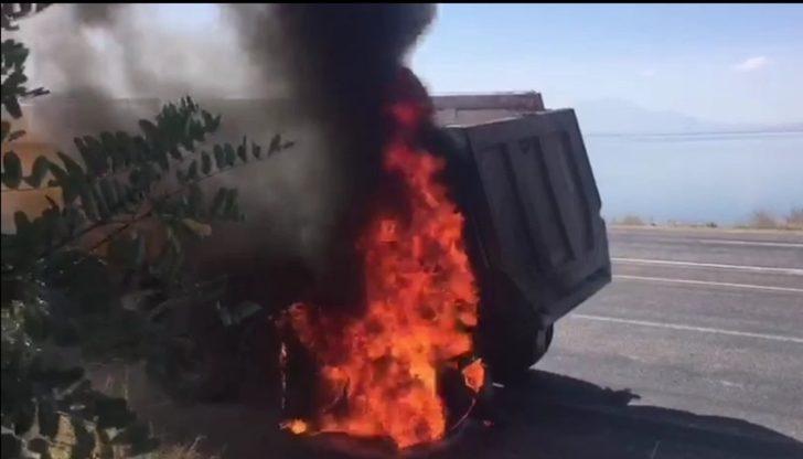 Isınan fren balataları yangına neden oldu G2