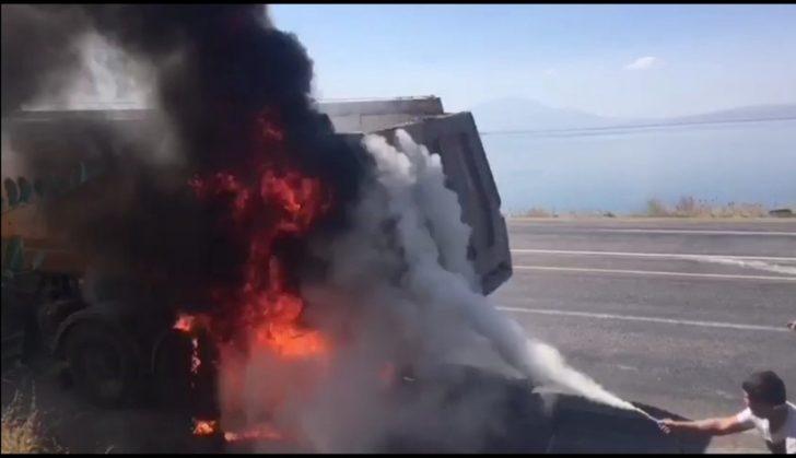 Isınan fren balataları yangına neden oldu G5