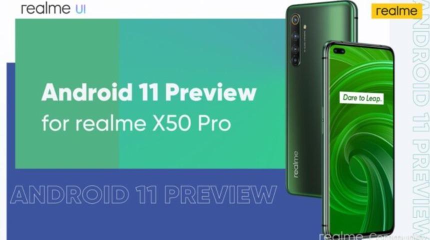 Realme X50 Pro Android 11 ön izleme programını duyurdu