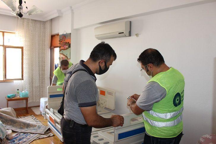 Büyükşehirden 12 vatandaşa hasta yatağı G2