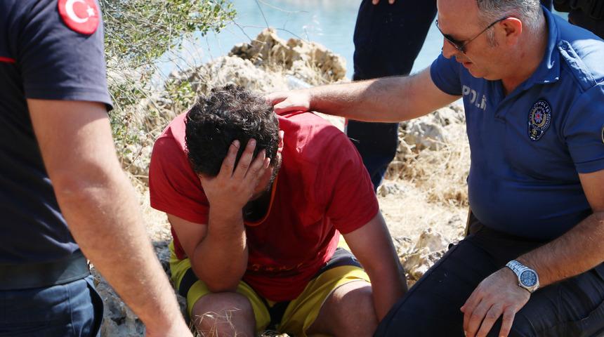 İntihara kalkışacağını anlayınca son anda elinden yakaladı