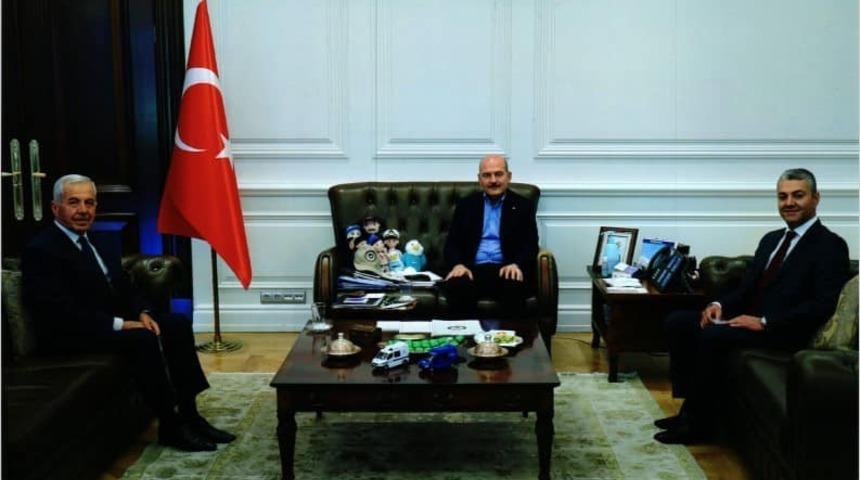 Başkan Yıldırım&rsquo;dan İ&ccedil;işleri Bakanı Soylu&rsquo;ya ziyaret