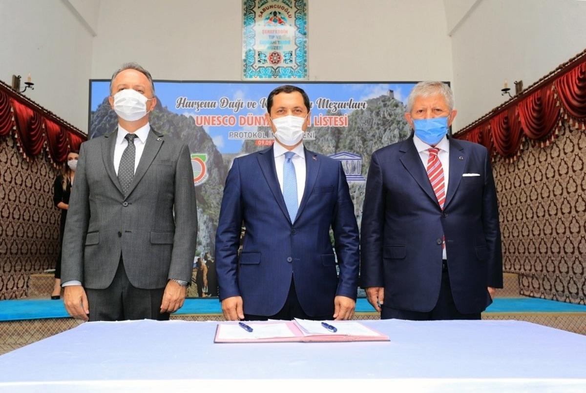 Amasya&rsquo;da UNESCO D&uuml;nya Mirası Daimi Listesi i&ccedil;in iş birliği protokol&uuml; imzalandı
