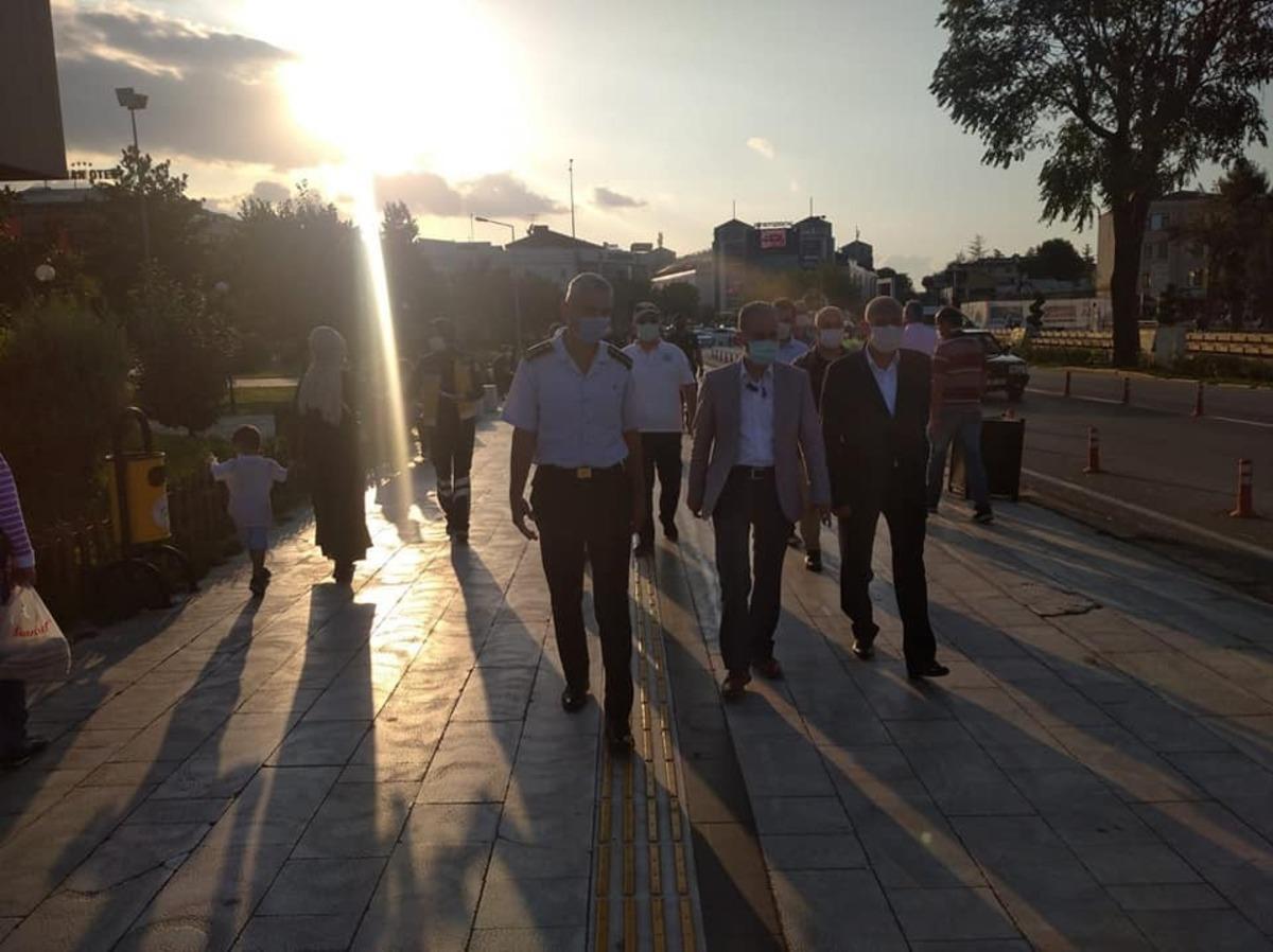 Halkın yoğun olduğu b&ouml;lgede denetim yapıldı