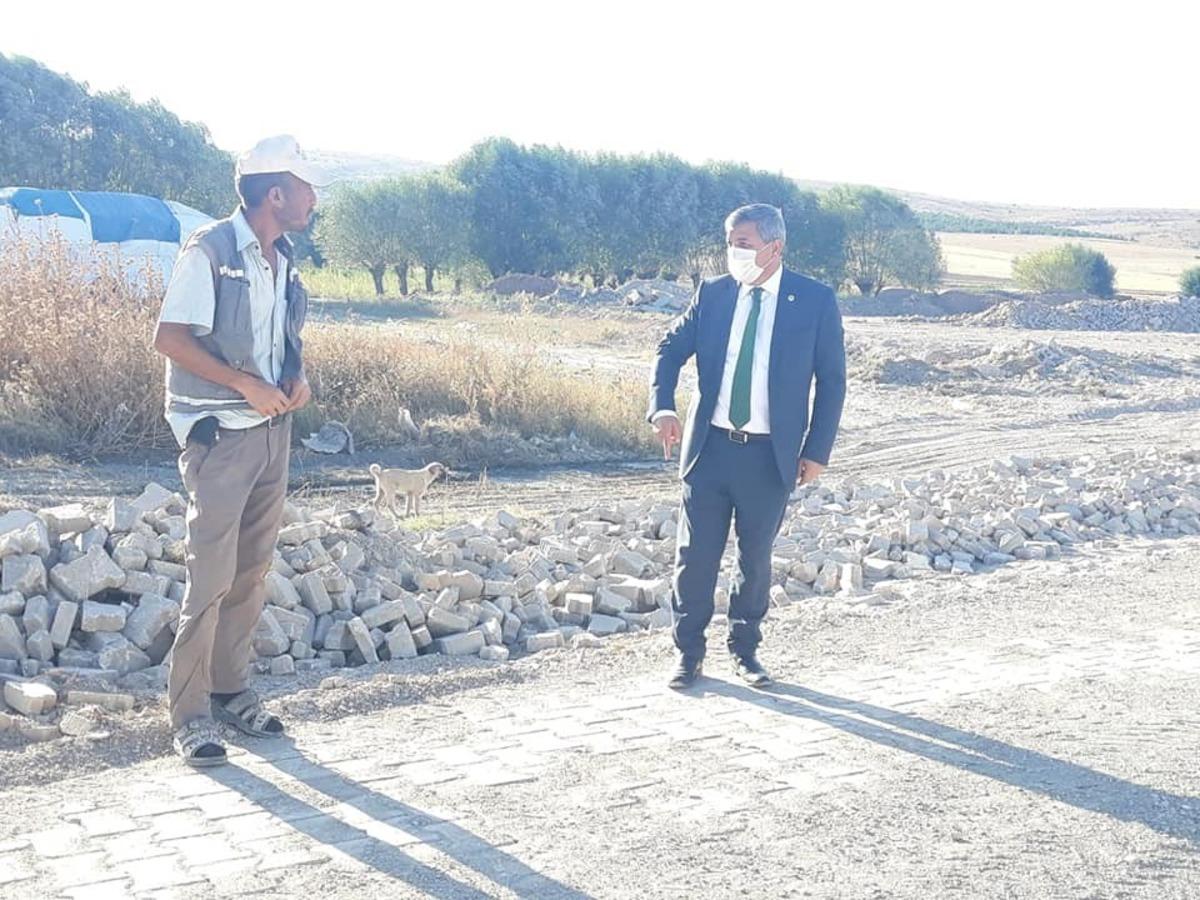 Altıntaş canlı hayvan pazarı &ccedil;evre d&uuml;zenleme &ccedil;alışmaları