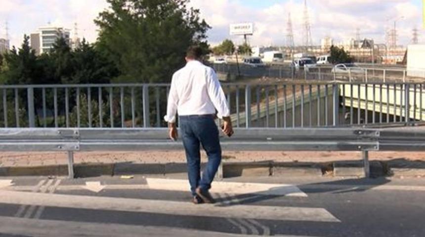 İstanbul'da yaya ge&ccedil;idine konulan bariyer kaldırıldı