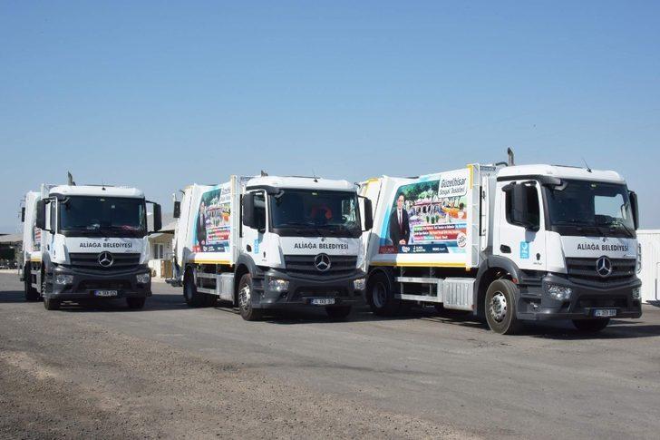 Aliağa Belediyesi Temizlik İşleri filosunu güçlendirdi G3