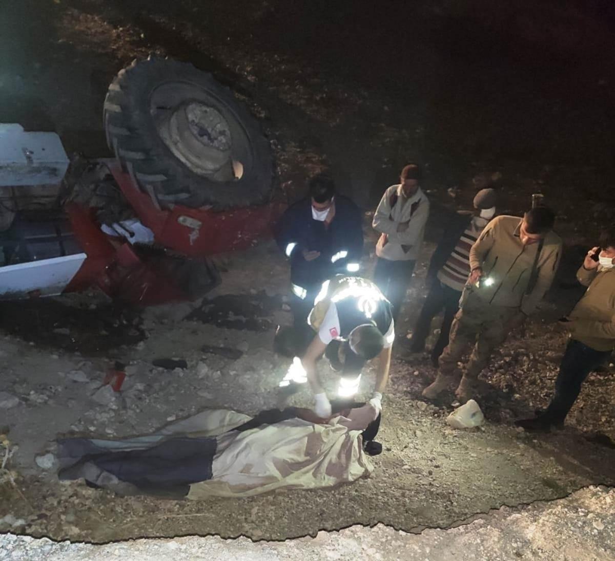 Saray&rsquo;da trakt&ouml;r kazası; 1 &ouml;l&uuml;