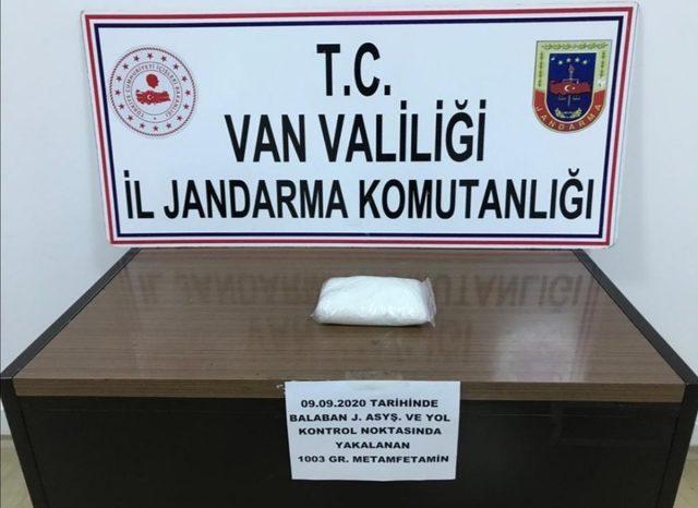 Gevaş’ta 1 kilo 508 gram metamfetamin ele geçirildi