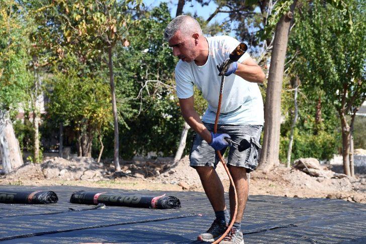 Kemer Atatürk Parkı’nda çalışma başladı G2