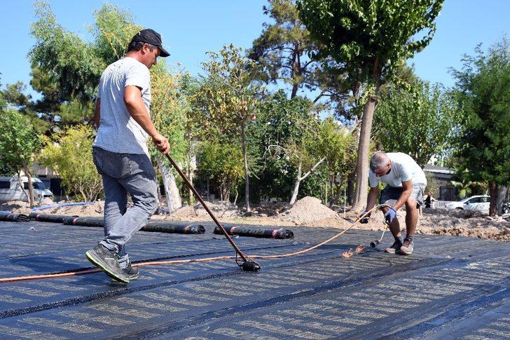 Kemer Atatürk Parkı’nda çalışma başladı G3