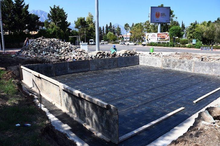 Kemer Atatürk Parkı’nda çalışma başladı G5