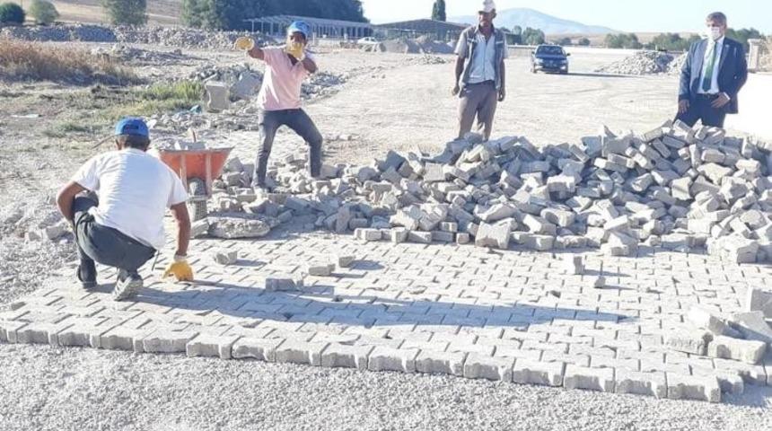 Altıntaş canlı hayvan pazarı &ccedil;evre d&uuml;zenleme &ccedil;alışmaları