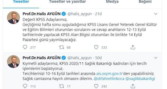 halis aygün kpss tercihleri