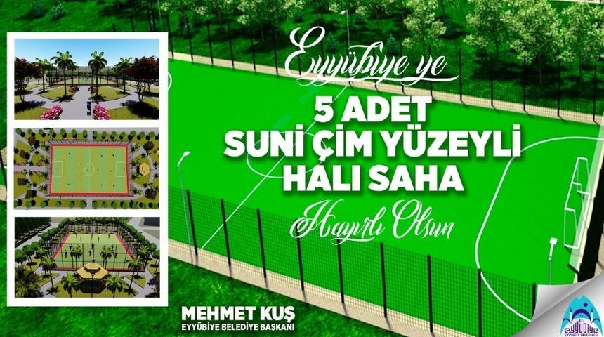 Eyy&uuml;biye&rsquo;de halı saha ihalesi