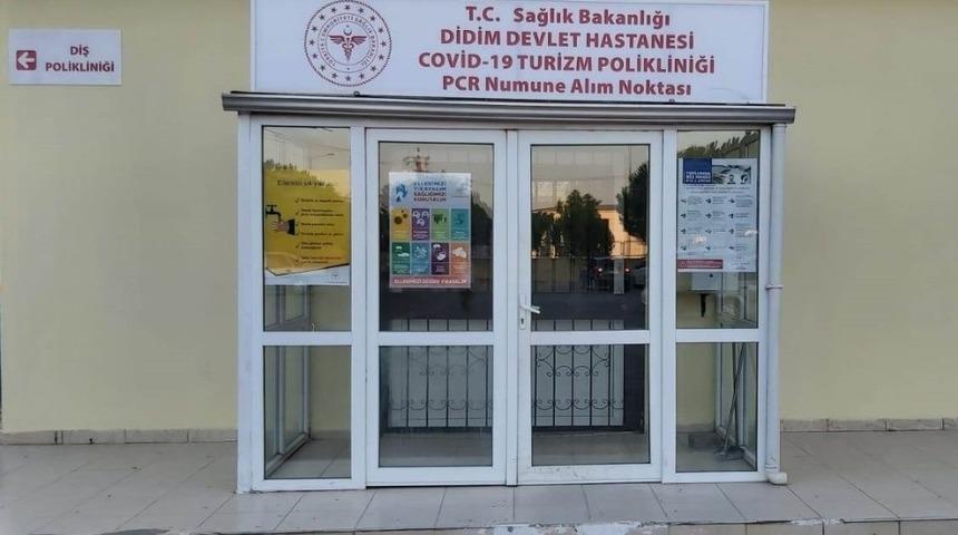 Didim Devlet Hastanesi&rsquo;nde Turizm PCR Alım Noktası oluşturuldu