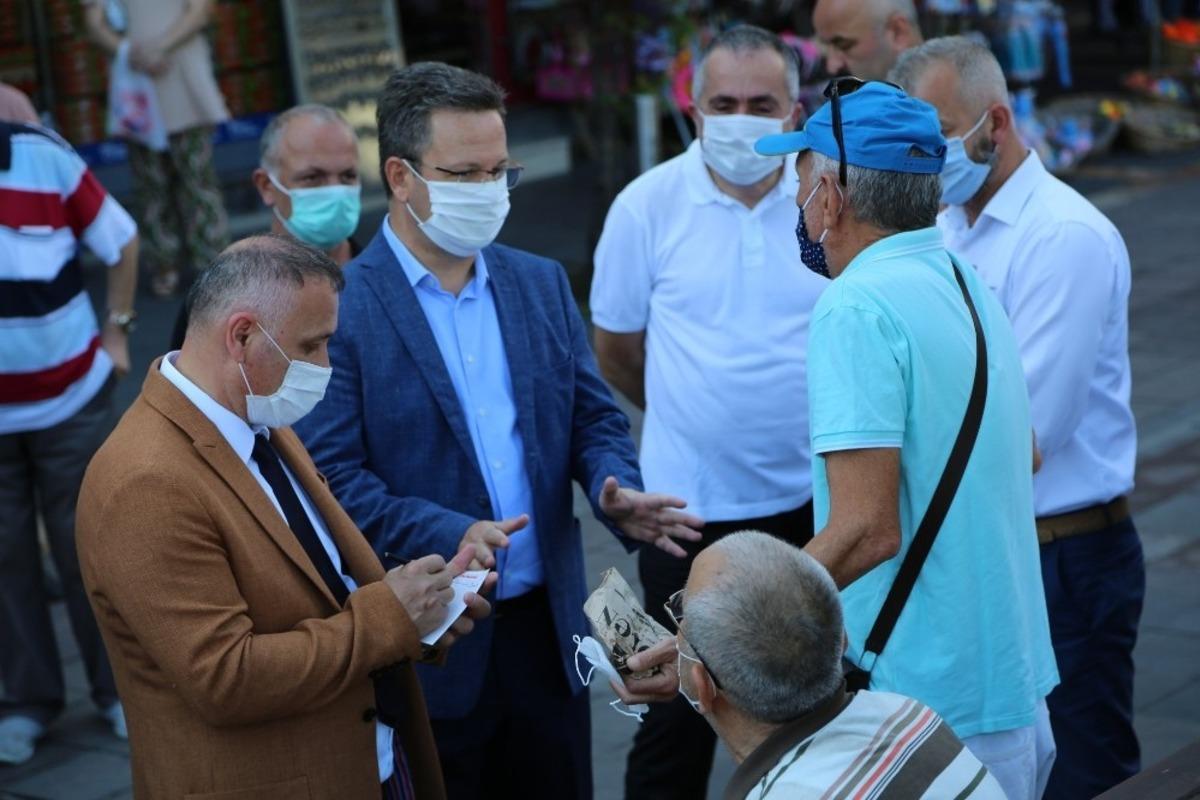 Vali Enver &Uuml;nl&uuml;&rsquo;den maske ve mesafe denetimi