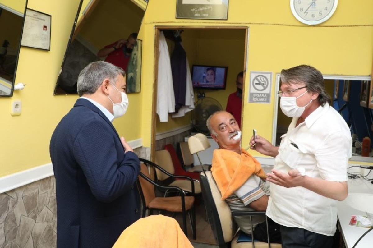 Başkan Şayir&rsquo;den esnaf ziyareti