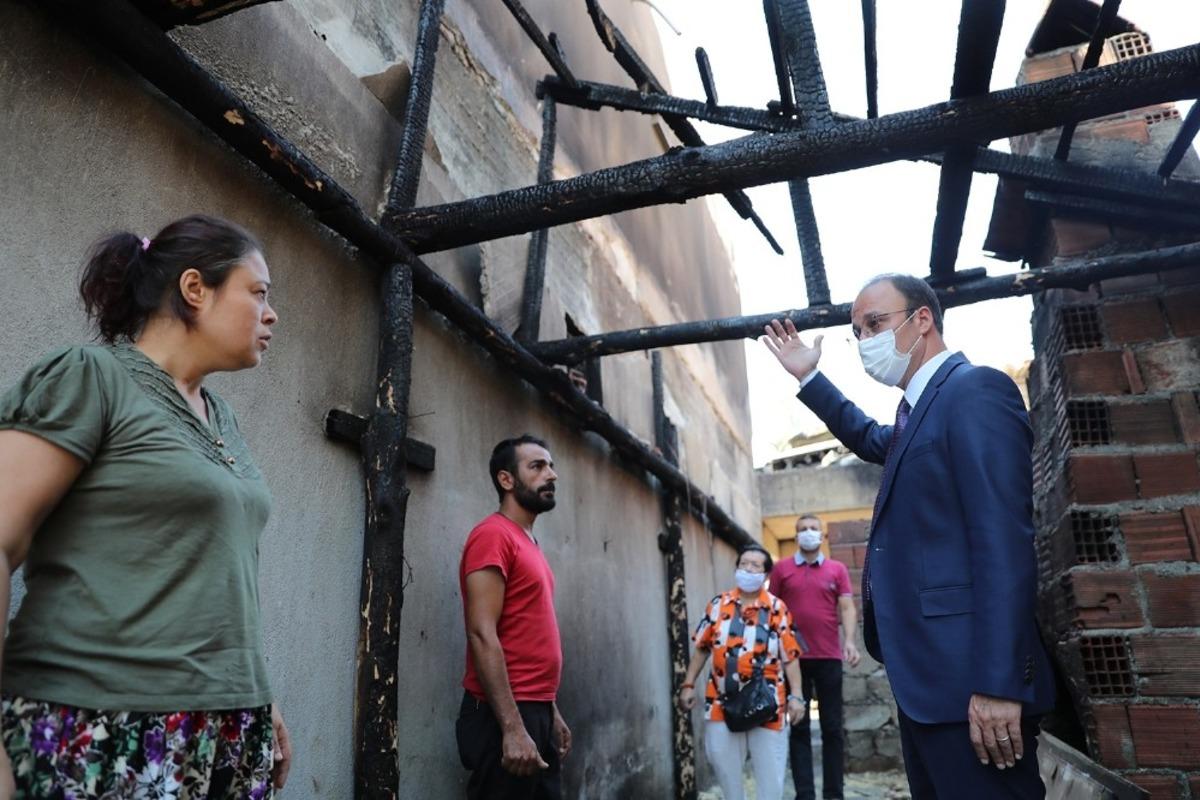 Pamukkale Belediyesi, &Ccedil;abuk ailesinin yaralarını sardı