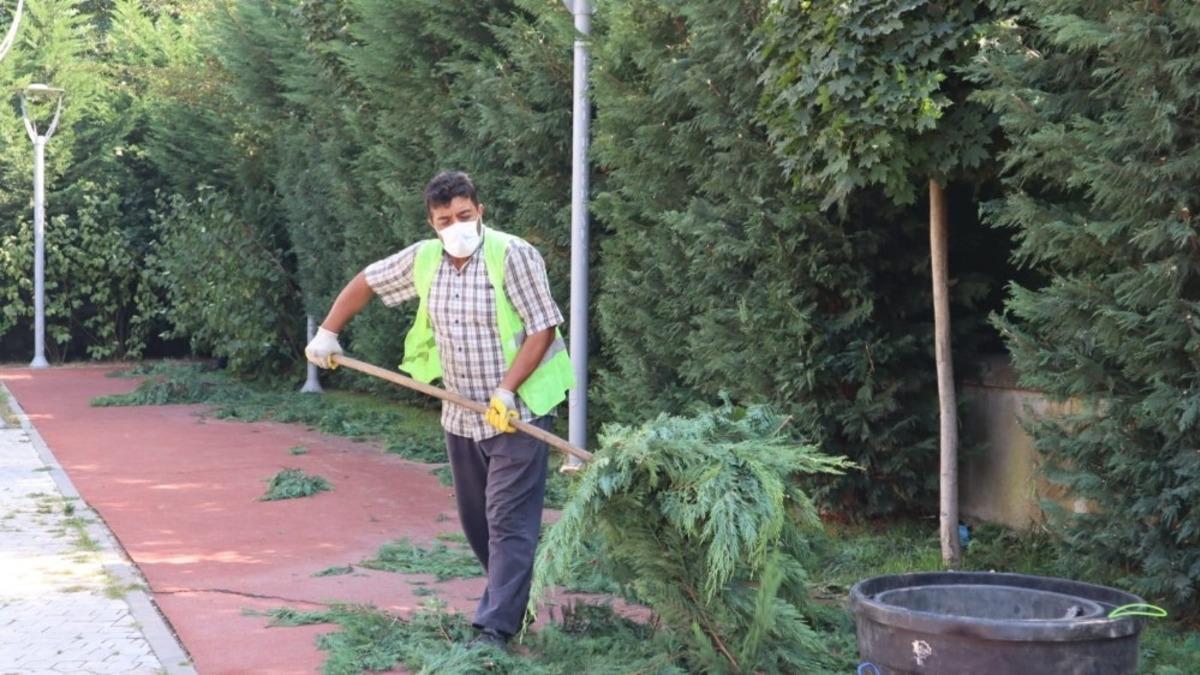 Belediye ortak kullanım alanlarını bakıma aldı