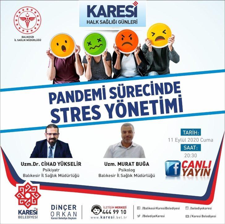 Karesi Belediyesi’nden halk sağlığı için e-konferans serisi G4