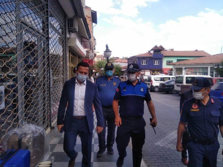 Kaymakam Görmüş koronavirüs denetimi yaptı G3