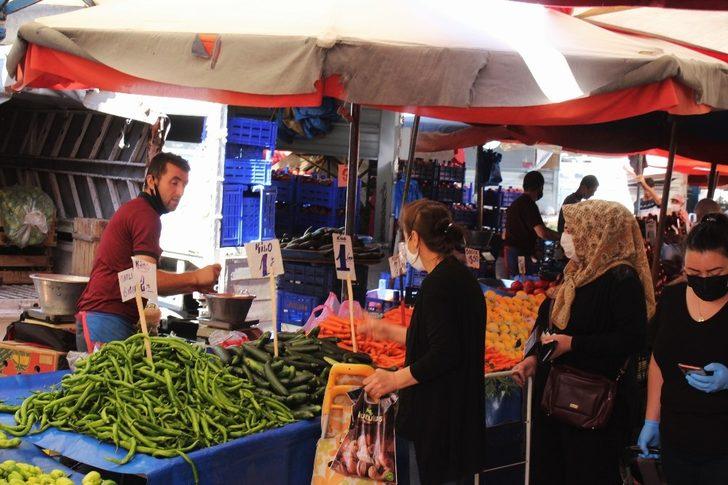 Pazar esnafının maske ihmali G2