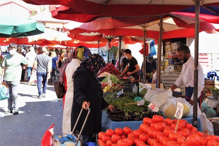 Pazar esnafının maske ihmali G5