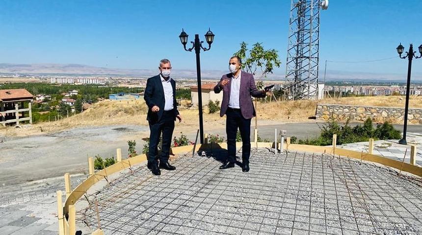 Yeşilyurt Gedik Tepesine oba çadırı kuruluyor