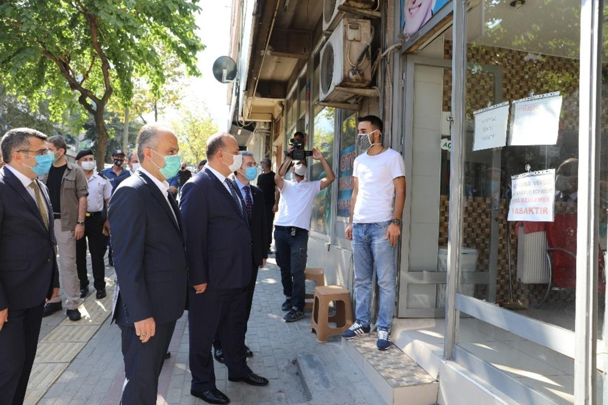 Bursa protokol&uuml;nden maske, mesafe ve hijyen denetimi