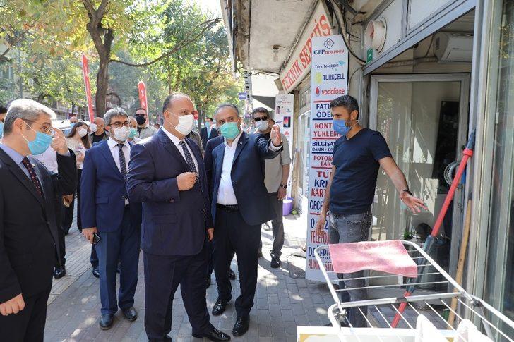 Bursa protokolünden maske, mesafe ve hijyen denetimi G5