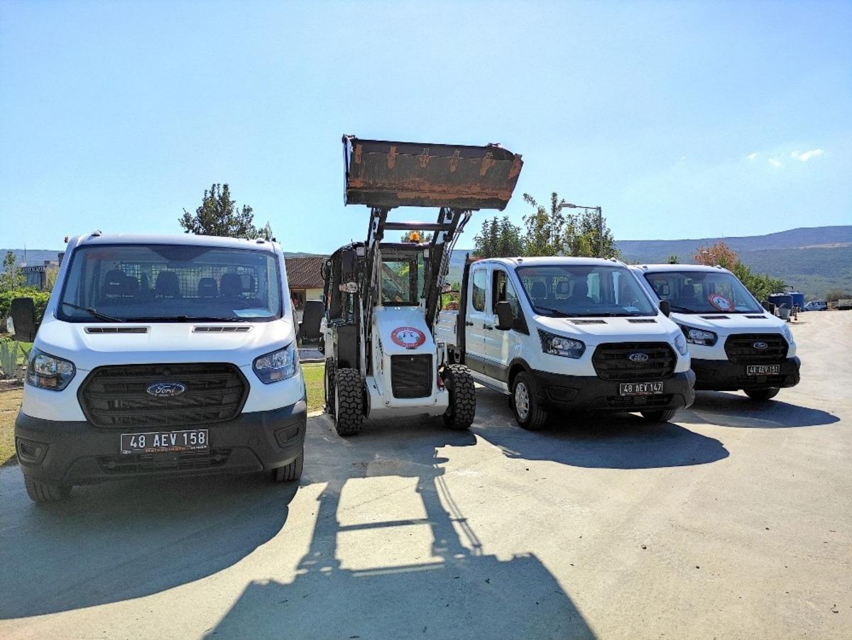 Menteşe Belediyesi ara&ccedil; filosunu g&uuml;&ccedil;lendiriyor