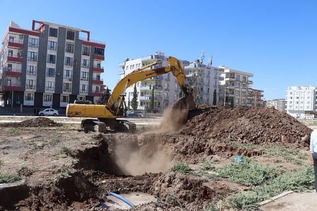 Viranşehir’de tren yolu park çalışmaları başladı