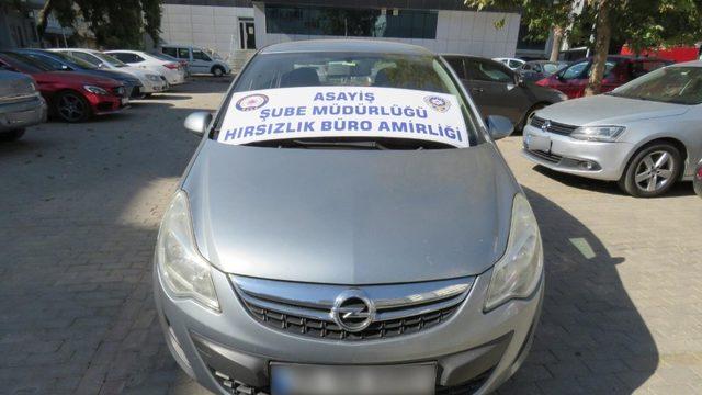Çalınan otomobil 24 saat geçmeden sahibine teslim etti