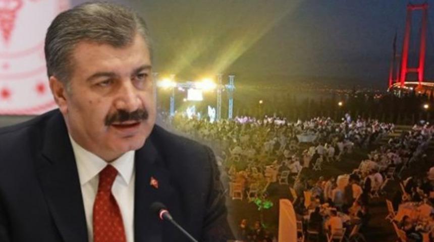 Bakan Koca'ya AK Partili vekilin oğluna yaptığı d&uuml;ğ&uuml;n soruldu! İşte yanıtı