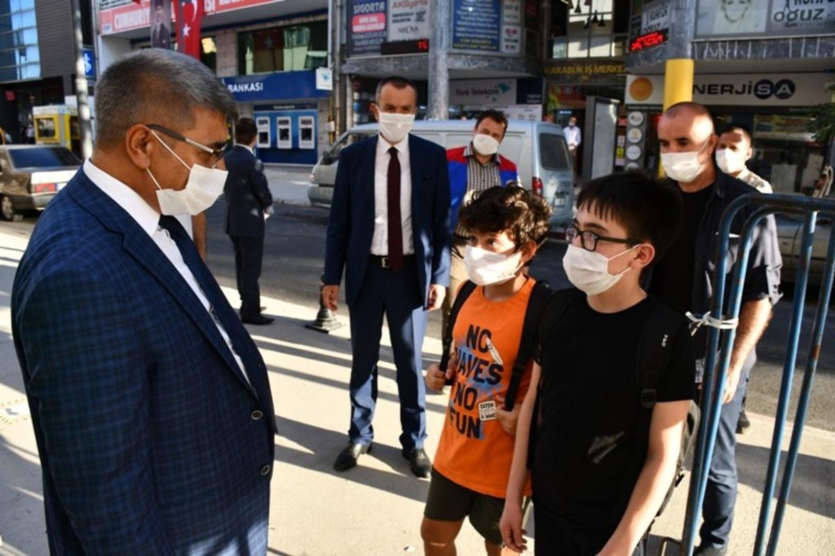 Vali "sağlık i&ccedil;in" denetim yaptı