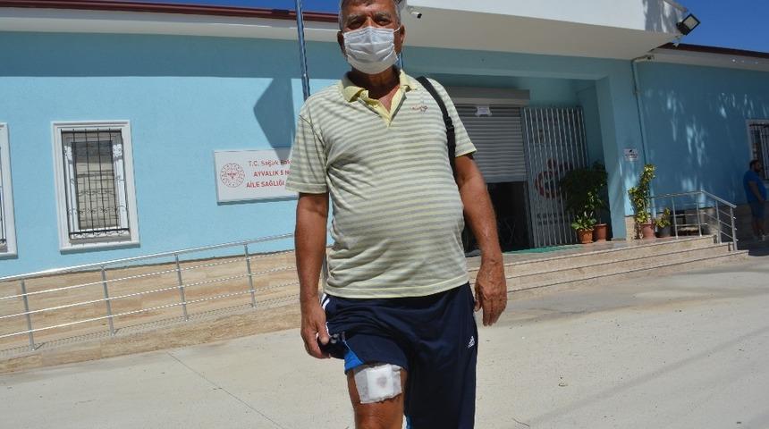 Ayvalık’ta darp edilen hemşireleri kurtarmak isteyen hasta bıçaklandı