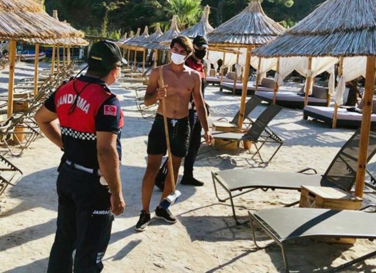 Muğla Jandarmasından 628 personelle Covid-19 denetimi