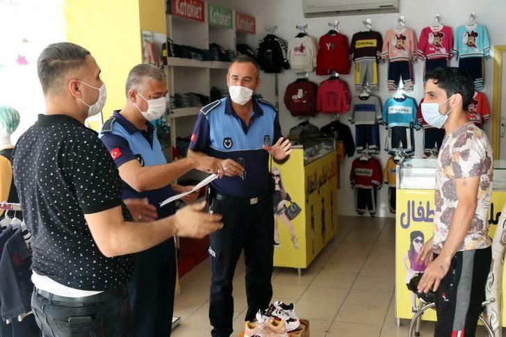 Akdeniz zabıtası, maske takmayanları uyardı G4