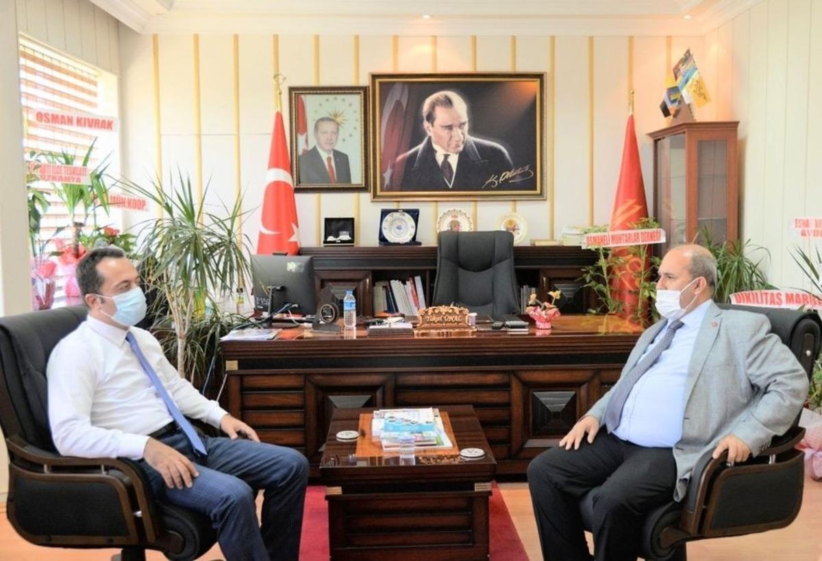 Vali Şent&uuml;rk&rsquo;den Kaymakam &Uuml;nal&rsquo;a &rsquo;hayırlı olsun&rsquo; ziyareti