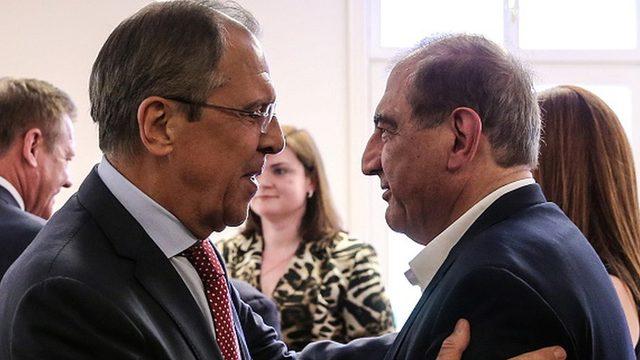 Sergey Lavrov ve Kadri Cemil, 2016'da muhalif grupların Viyana'daki müzakerelerinde bir araya gelmişti.