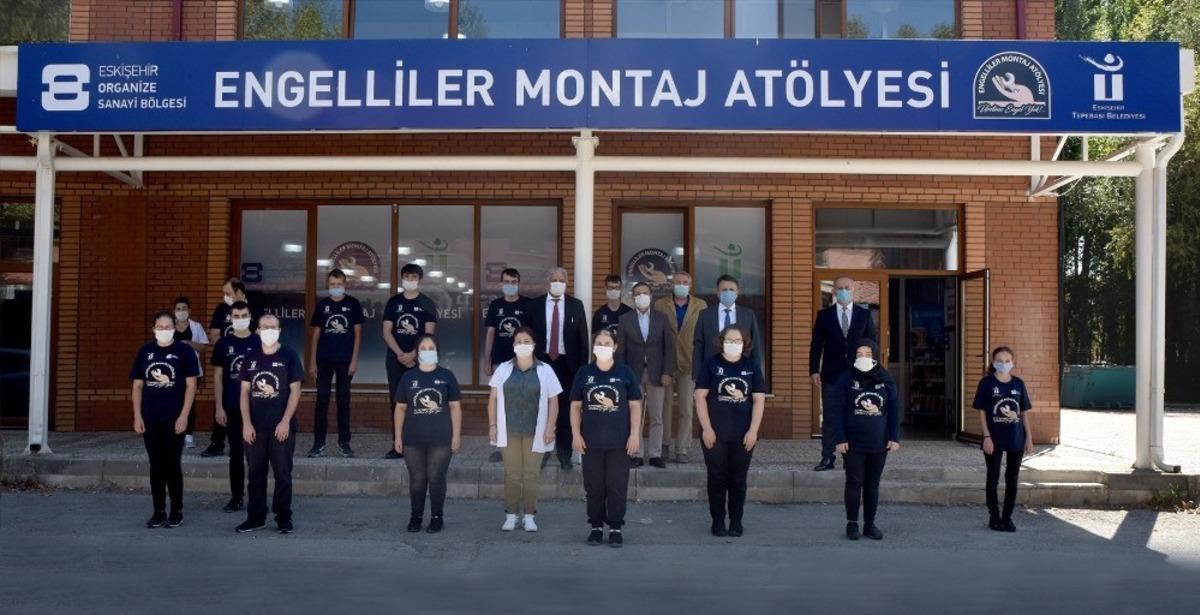 ESOG&Uuml;&rsquo;den Engelliler Montaj At&ouml;lyesi&rsquo;ne eğitim desteği