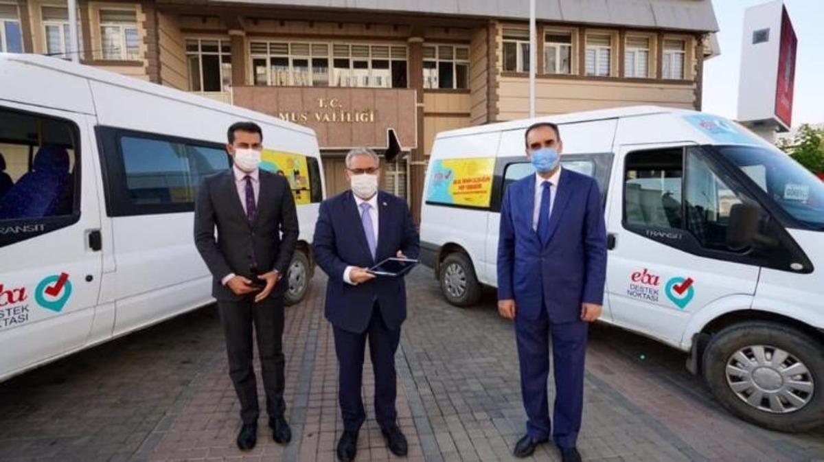 &rdquo;EBA Mobil Destek Ara&ccedil;ları&rdquo; Muş yollarında