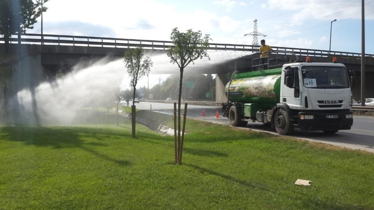 Kocaeli&rsquo;de ağa&ccedil;lar susuz kalmıyor