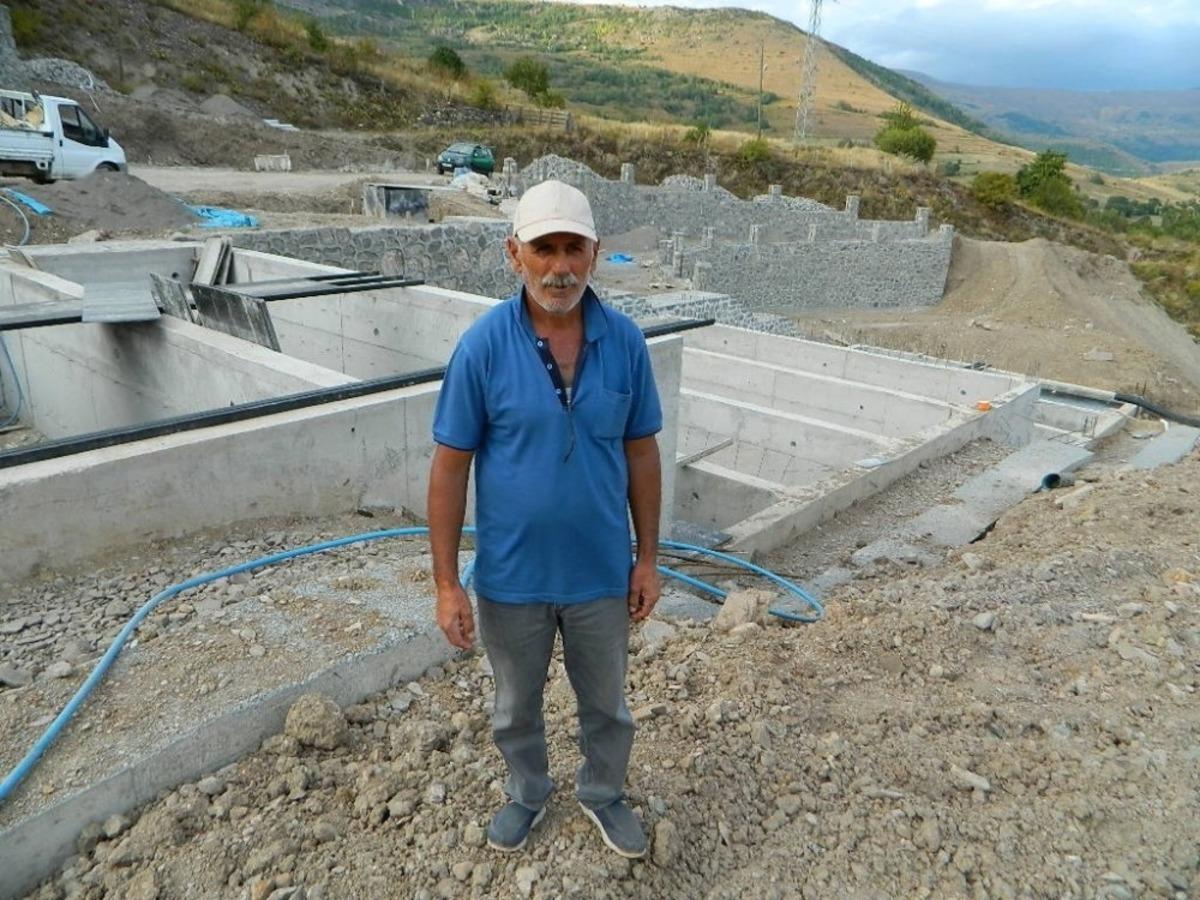 Kurduğu alabalık &uuml;retim tesisi ile girişimcilere &ouml;rnek oldu