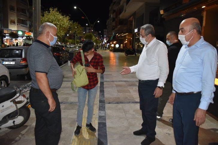 Salihli’de gece korona virüs denetimi G3