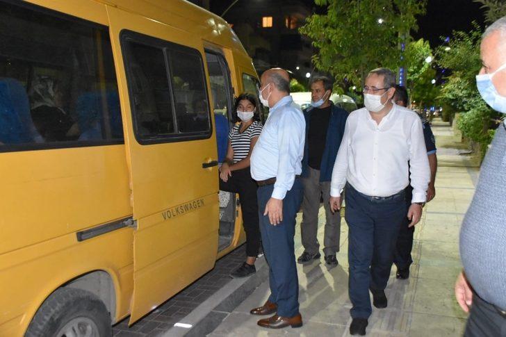 Salihli’de gece korona virüs denetimi G5