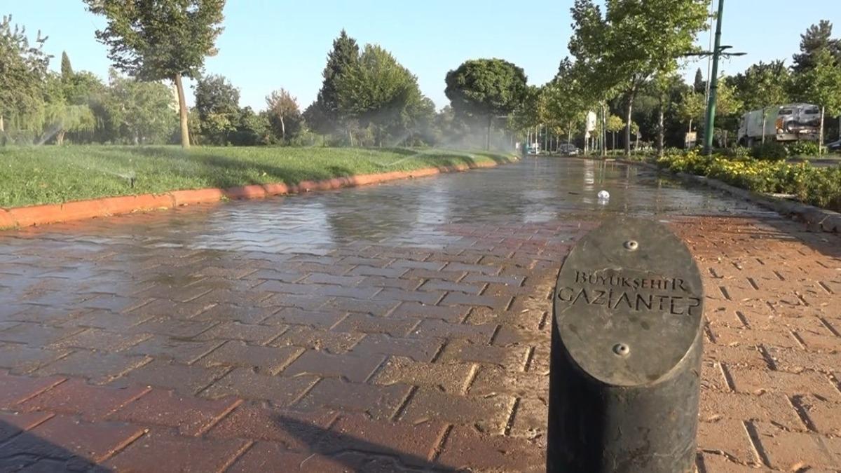 Gaziantep&rsquo;te tepki &ccedil;eken sulama