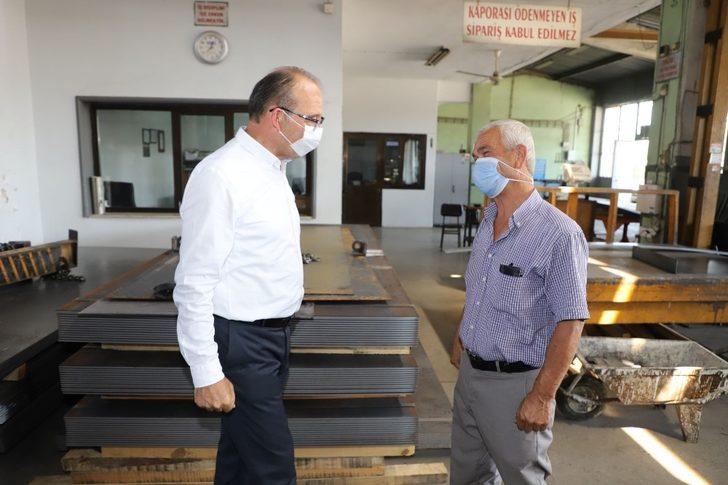 Başkan Akın sanayi esnafının sorunlarını dinledi G2